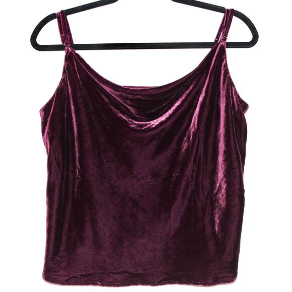 GAP Velvet Cowl-Neck Camisole Size Large NWT - Picture 5 of 5